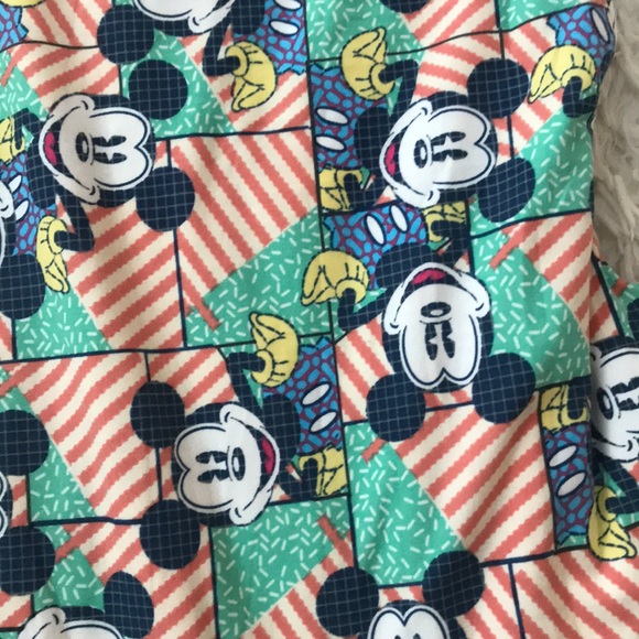 Lularoe Tc Leggings Mickey Mouse - Picture 2 of 2